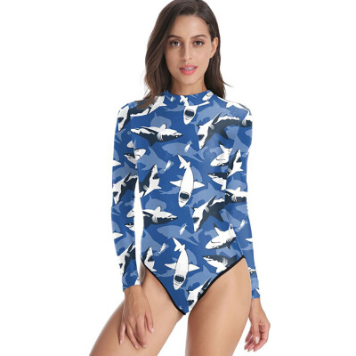 

Saidsome Rash Guard Long Sleeve Protection Surfing Swimsuit Swimwear Bathing Suit diving suit diving water diving mask