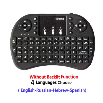 

Original Normal & Backlit i8 Mini Wireless Keyboard with Russian English Hebrew Spanish Air Mouse For Android TV BOX PC Laptop