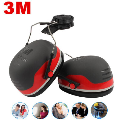 

3M X3P3 Safety Ear Muffs Hearing Protection Cap Helmet Hard Hat Mounted Earmuffs Sound Insulation Anti-noise Headset