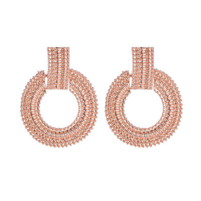 

New Earrings Women Wild Metal Wild Metal Circle Temperament Geometric Not Inlaid Jewelry Earrings aretes de mujer oorbellen