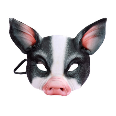 

New Hot Halloween Pig Head Mask Head Wear Fancy Adult Costume Accessory Party Cosplay Halloween Mask