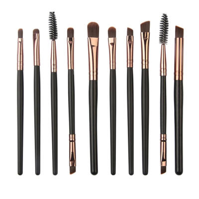 

10pcsset Wood Handle Cosmetic Brush Log Soft Brush Eye Beauty Brush Tools