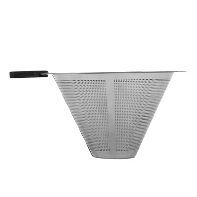 

Greensen Stainless Steel Mesh Cone-shaped Coffee Dripper Funnel Filter Tea Strainer Silicone Grip Coffee Strainer Tea Strainer