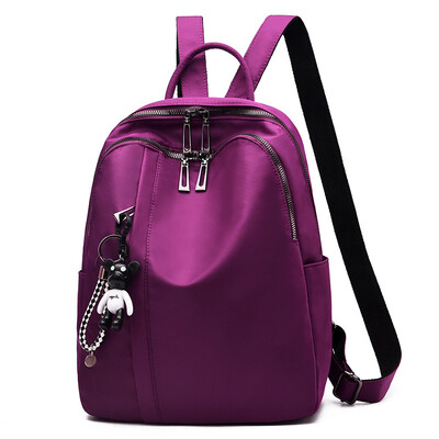 

Shoulder bag female Korean student casual Oxford cloth backpack fashion simple wild bag