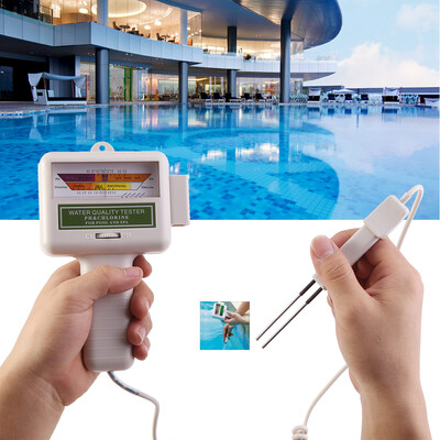 

Portable pH Tester Chlorine Meter Swimming Pool Spa Water Quality Monitor Checker Water Quality Monitor Chlorine Level Tester