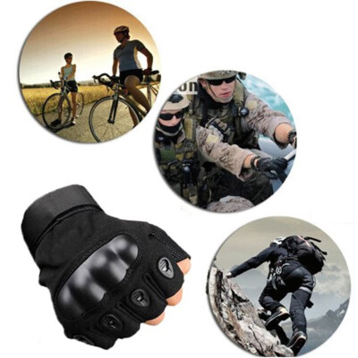 

Half finger gloves outdoor mountaineering protection wear-resistant anti-skid fitness riding training fingerless movement