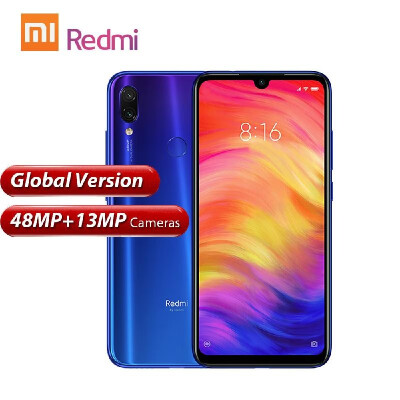 

Global Version Xiaomi Redmi Note 7 Mobile Phone 63inich Display 4GB RAM 128GB ROM 48MP Camera Snapdragon 660 4000mAh Battery 4G U