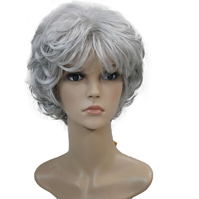 

Strong Beauty Ladies Wigs Short Wavy Brown Hair For Women Synthetic Capless Full Wig 9 Colors