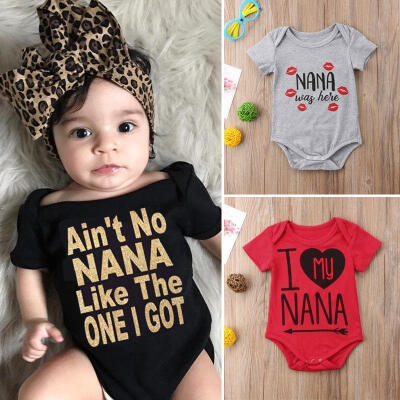 

Summer Newborn Baby Girl Boy Cotton Short Sleeve Romper Jumpsuit Clothes Outfits