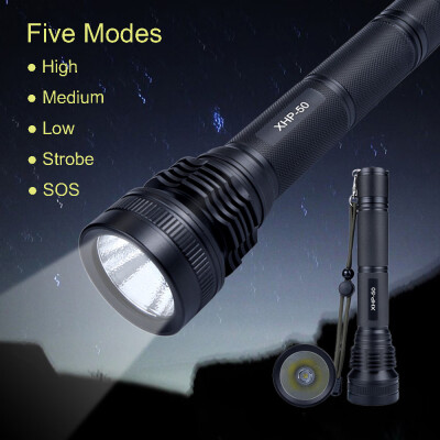 

Saidsome Lastest Tactical Military LED Flashlight Torch 5-Mode For 1865026650 flashlight lamp