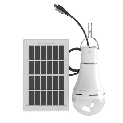 

Hooks Design Solar Bulb Emergency Lamp Flashlight Camping Light for Outdoor