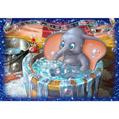 

5D DIY Full Drill Diamond Painting Bathing Elephant Cross Stitch Embroidery