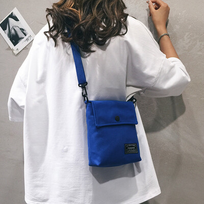 

Japanese Harajuku student small bag female 2019 new ins canvas bag Korean version of the wild casual shoulder Messenger bag