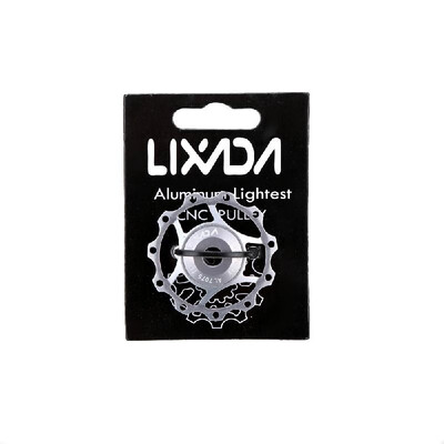 

Lixada MTB Mountain Bike Road Bicycle Rear Derailleur 7075 Aluminum Alloy 11T Guide Roller Idler Pulley Jockey Wheel Part Accessor