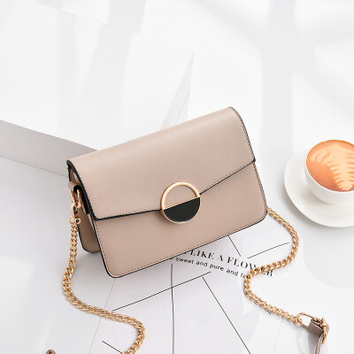 

Korean version of chic small square bag ladies bag college wind chain shoulder diagonal package 2019 new casual bag