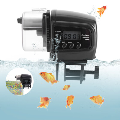 

Digital LCD Electronic Fish Feeder Dispenser Timer Automatic Aquarium Tank Food Feeding Machine Automatic Fish Feeder