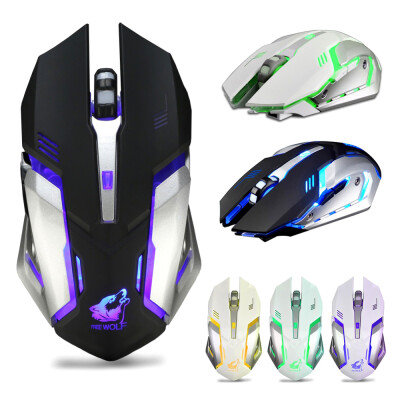 

Professional Gaming Mouse Rechargeable X7 Wireless Silent LED Backlight USB Optical Ergonomic