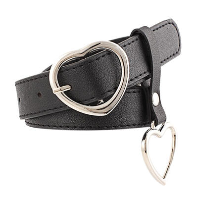 

Women Pin Buckle Waistband Geometric Waist Belts for Pants PU Leather Strap