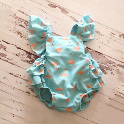

Newborn Baby Girls Clothes Romper Bodysuit Jumpsuit Headband Sunsuit Outfits Set