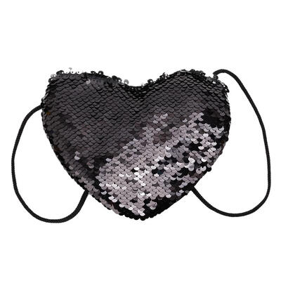 

Sequins Loving Heart Kids Girl Handbags Mini Messenger Bags Children Purse