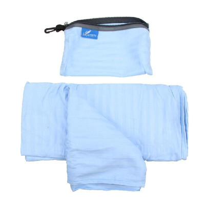 

75210cm Outdoor Travel Camping Hiking 100 Cotton Single Healthy Sleeping Bag Liner with Pillowcase Portable Lightweight Business