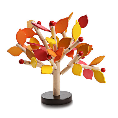 

Youlebi Wooden Wisdom Tree Puzzle Inserted Blocks Child Early Educational Toy