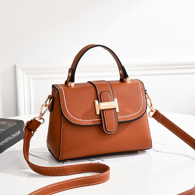 

10 pieces from the batch Korean female bag student fashion handbag casual wild square bag shoulder bag Messenger bag