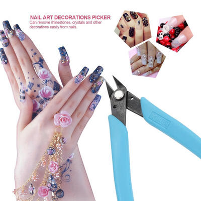 

Greensen Nail Art Decorations Picker Rhinestone Remover Nail Cutter Scissors Manicure Accessory