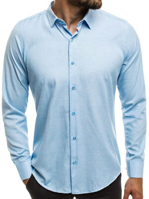 

Dress Shirts Mens Regular Fit Oxford Long Sleeve Solid Color Shirt Many Colors