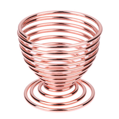 

Rose Gold Makeup Puff Holder Gourd Shape Sponge Brush Egg Stand Bracket