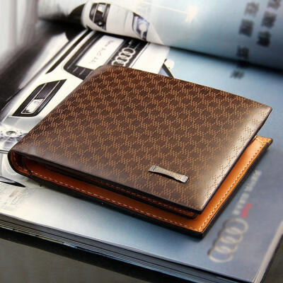 

Fashion Men&39s Classic Genuine Leather ID Credit Card Money Holder PU Wallet