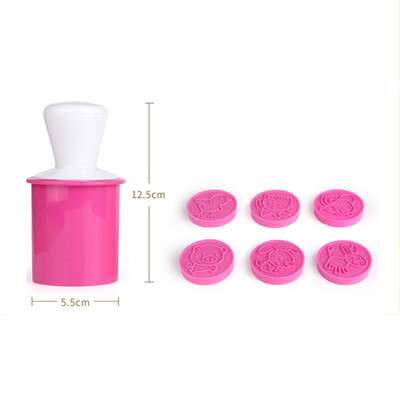 

6pcsset Cartoon Stamps Moulds Christmas Tree Cookie Tools Cake Decoration Bakeware Kitchen Gadgets Fondant Cutter Tool Decor