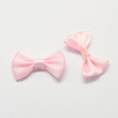 

Handmade Woven Costume Accessories Ribbon Bowknot Pink 23x35x7mm about 500pcsbag
