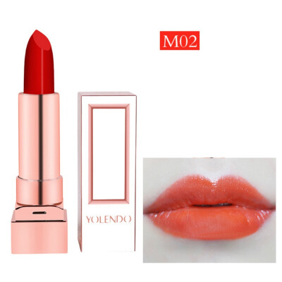 

Sexy Red Matte Velvet Lipsticks Color Cosmetics Pigments Waterproof Long Lasting Moisturizing Lipstick Lips Beauty arrival