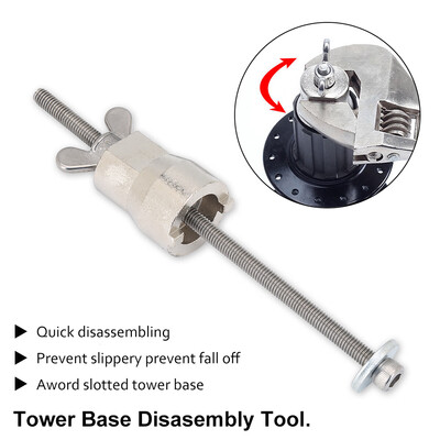 

Greensen Stainless Steel Bicycle Hub Remove Repair Tool Accessory for Mountain Road Bike