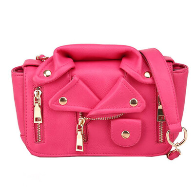 

Tailored Womens Rivet Shoulder Bag Messenger Bag Ladies Wallet Fashion Motorcycle Bag
