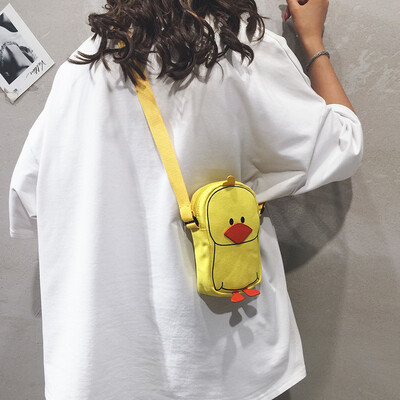 

Summer small bag wild ins Messenger bag female bag 2019 new wave small fresh fashion duck duck bag