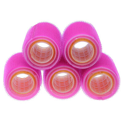 

15pcsSet Nylon Hair Roll Self-Adhesive Hair Care DIY ToolsColor Random