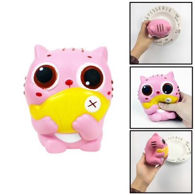 

Gotoamei Jumbo Adorable Cat Cream Super Slow Rising Squeeze Stress Reliever Toys Gift