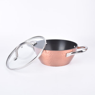 

DTK Imitation die-cast soup pot lid milk pot non-stick pan 14429