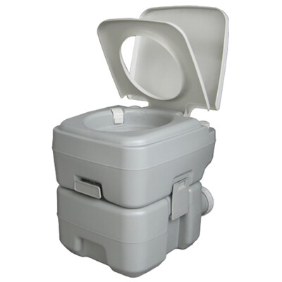 

Ktaxon Portable Camping Toilet 53 Gallon Capacity Leak Proof Porta Potty up to 50 Flushes for Camping RV Boating Hiking
