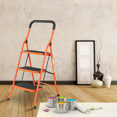 

Ktaxon EN131 Anti-Slip 3 Step Stool Ladder with Handgrip 330 lbs Capacity