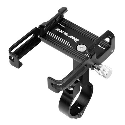 

Aluminum Alloy Bike Phone Holder Universal Bicycle Phone Mount Motorcycle Phone Holder with Silicone Buckle Fastener