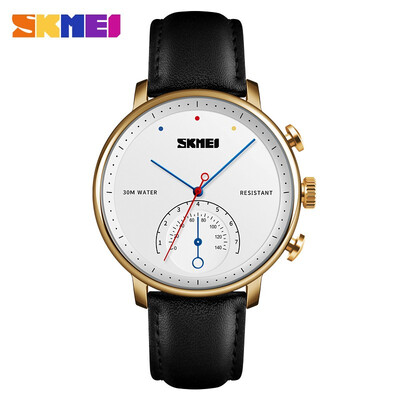 

SKMEI Mens Business Quartz Watch Leather Strap 1399