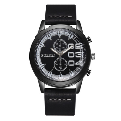 

Trend fashion big business belt watch casual mens quartz watch