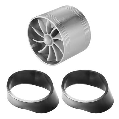 

Single Turbine Turbo Charger Air Intake Gas Fuel Saver Fan Supercharger
