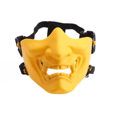 

Devil Smile Half Face Mask Costume Cosplay Party Props Outdoor CS Cover