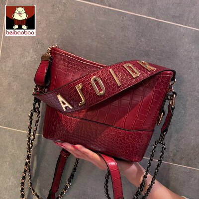 

Upper new bag womens bag 2019 new Chaohan version quality single shoulder oblique satchel bag foreign gas hundred times oblique s