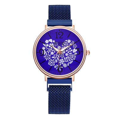 

Luxury Women Watches Flower Dial Ladies Digital Quartz Wristwatch Magnetic Buckle Strap Clock Fashion Gift Dress Zegarki Damskie