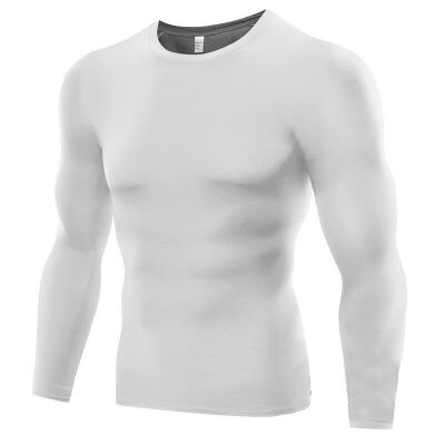 

Men Compression Long Sleeves T-shirt Running Tee Gym Fitness Tops Workout Tights